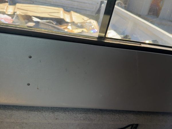 1996 Ford Ranger SuperCab Trim Panel Below Back Glass Interior Gray G2 OEM — photo 8