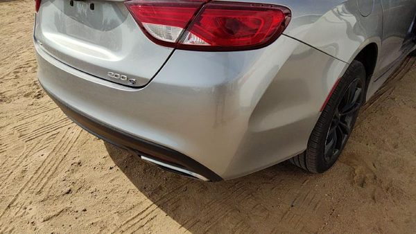 2015-2017 Chrysler 200 Rear Bumper Cover Assembly Oem Back Billet Silver Psc — photo 2