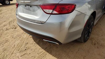 2015-2017 Chrysler 200 Rear Bumper Cover Assembly Oem Back Billet Silver Psc