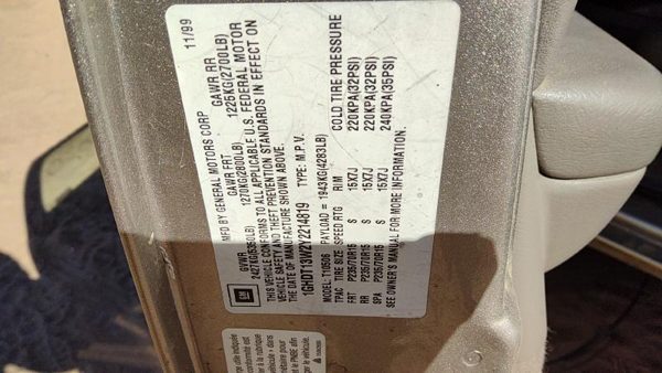 2000 Olds Bravada — vehicle photo 4