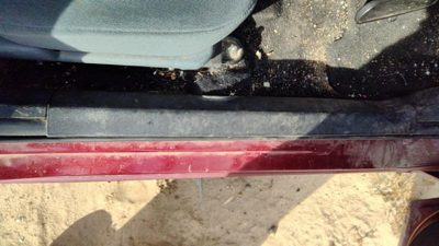 04-12 Mitsubishi Galant Passenger Right Lower Sill Step Moulding Trim Panel Gray