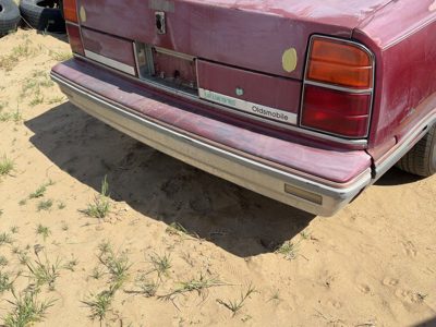 1986-1989 Olds 88 Rear Bumper Cover Assembly Oem Back 22525201