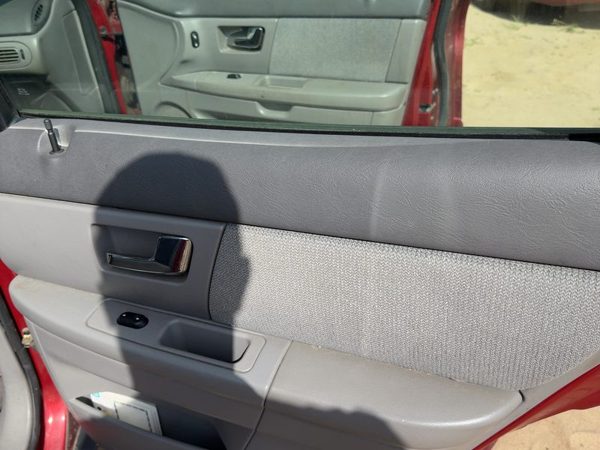 00-02 Ford Taurus Passenger Right Rear Door Trim Panel With Switches Back Gray — photo 2