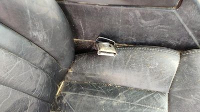 91-94 Chevy S10 Blazer Passenger Right Front Seat Belt Buckle Receiver Oem Black