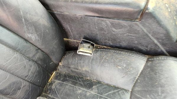 91-94 Chevy S10 Blazer Passenger Right Front Seat Belt Buckle Receiver Oem Black — photo 3