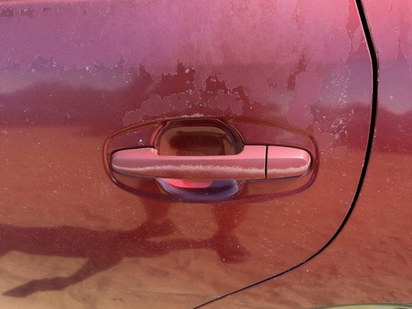 05-09 Toyota Prius Driver Left Rear Outside Door Handle Oem Back Salsa Red 3Q3 — photo 2