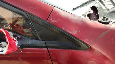 10-14 Honda Insight Passenger Right Upper Corner Moulding From Fender Oem Trim