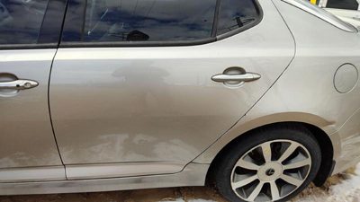 2013 Kia Optima Rear Door LH Satin Metal Stm