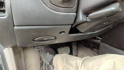 1995 Saturn Sl1 Lower Dash Under Column Knee Bolster Trim Panel Oem Gray