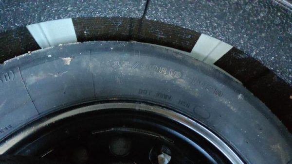 2009-2021 Vw Passat 16 Compact Spare Mini Donut Wheel Tire Oem 561601027B03c — photo 2