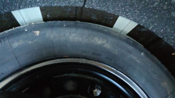 2009-2021 Vw Passat 16 Compact Spare Mini Donut Wheel Tire Oem 561601027B03c — photo 3