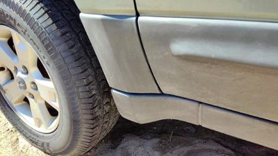 2007 Ford Escape Fender Moulding LH Dv Titanium Green