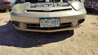 2003-2005 Chevy Cavalier Front Bumper Cover Assembly Oem Gold 49U 12335575