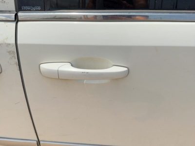 08-16 Town & Country Driver Left Rear Outside Door Handle Oem Back White Pw1