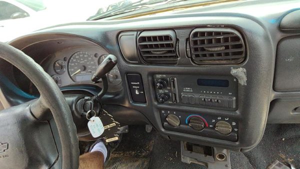 98-02 S10 Pickup Trim Bezel Around Speedometer Oem Dash Surround Panel Gray 12D — photo 1