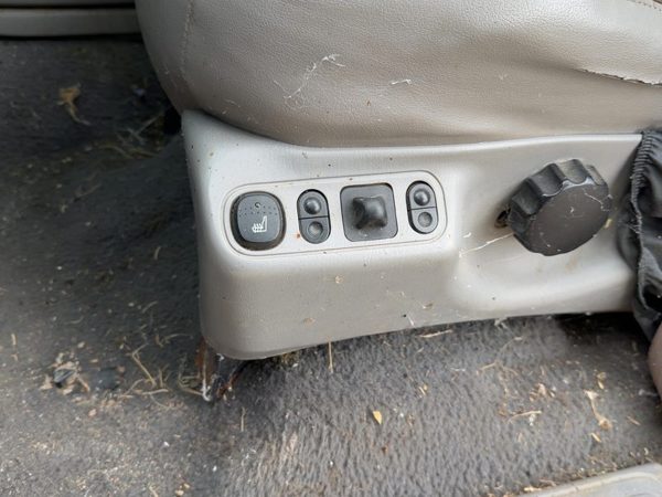 97-02 Expedition Driver Left Side Power Seat Switch With Trim Panel Oem Gray 12 — photo 4