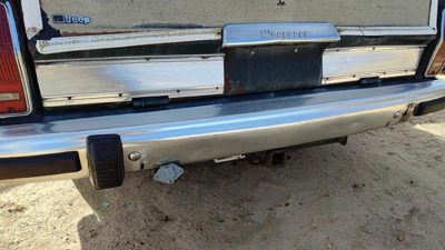 1984-1991 Jeep Grand Wagoneer Rear Tail Gate Trim Finish Panel Oem