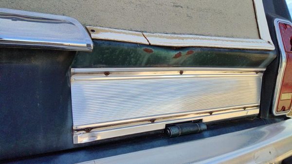 1984-1991 Jeep Grand Wagoneer Rear Tail Gate Trim Finish Panel Oem — photo 9