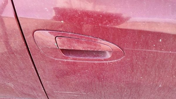 2002-2006 Nissan Altima Passenger Right Front Outside Door Handle Oem Red A15 — photo 2