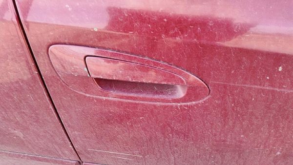 2002-2006 Nissan Altima Passenger Right Front Outside Door Handle Oem Red A15 — photo 1