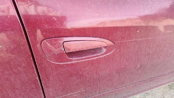 2002-2006 Nissan Altima Passenger Right Front Outside Door Handle Oem Red A15 — photo 5