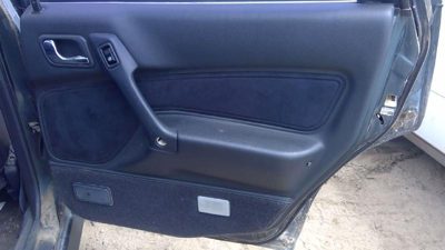 91 Mitsubishi Galant Vr-4 Passenger Right Rear Inside Door Trim Panel Back Black
