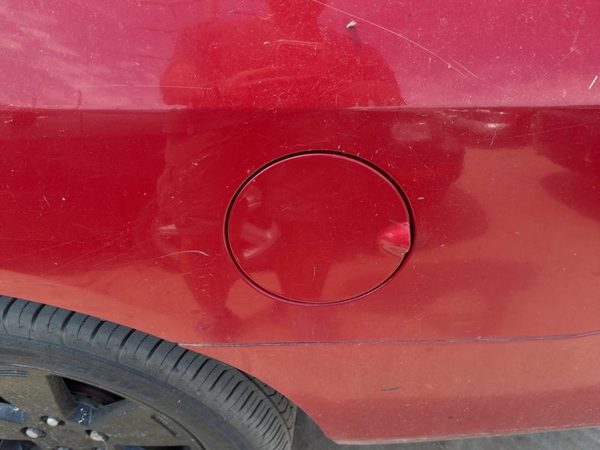 06-16 Impala Fuel Tank Door With Hinge Gas Lid Oem Filler Precision Red 27U — photo 3