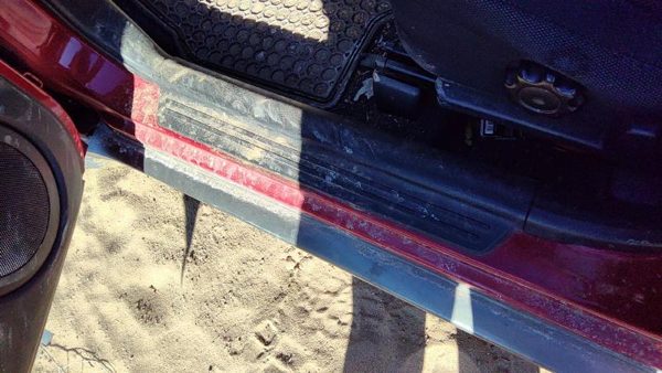 03-06 Mitsubishi Outlander Driver Left Lower Sill Step Moulding Trim Panel Black — photo 4