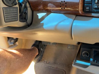 01-05 Lesabre Lower Dash Under Column Knee Bolster Trim Panel Oem Taupe 56B