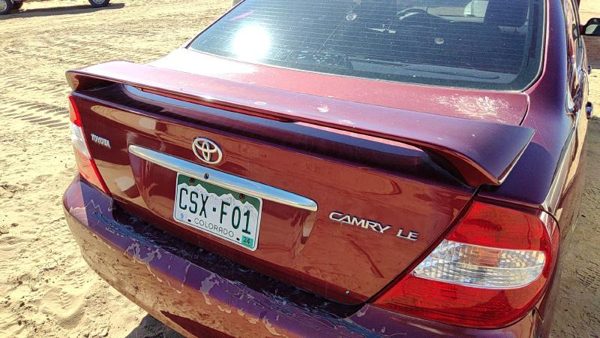 2002-2006 Toyota Camry Rear Spoiler Back Wing Oem Salsa Red 3Q3 7608533091 — photo 1