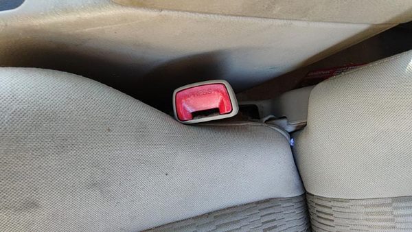 2009-12 Toyota Rav-4 Driver Left Front Seat Belt Buckle Receiver Oem Sand Beige — photo 3