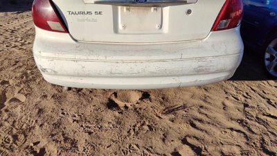 2000-2003 Ford Taurus Rear Bumper Cover Assembly Oem Back White 2F1z17k835ca