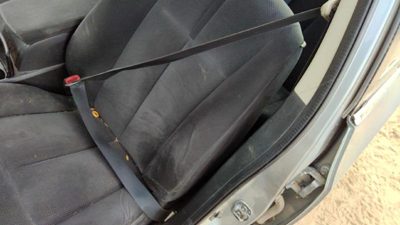 07-08 Nissan Altima Driver Left Front Seat Belt Retractor Shoulder Charcoal G