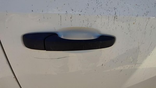 08-09 Dodge Grand Caravan Passenger Right Front Outside Door Handle White Pw1 — photo 3