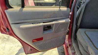 1991-1994 Ford Explorer Driver Left Rear Door Trim Panel With Switches Back Gray