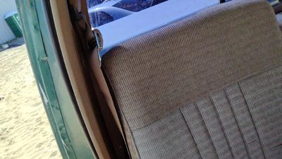 1988 Ford F150 Passenger Right Front Seat Belt Retractor OEM Shoulder Tan
