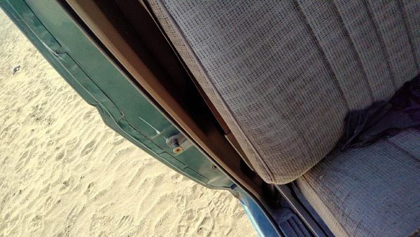 1988 Ford F150 Passenger Right Front Seat Belt Retractor OEM Shoulder Tan — photo 4