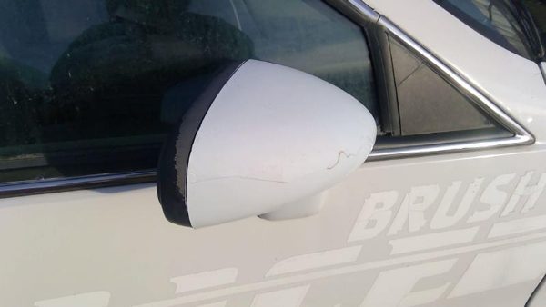 1991-1994 Chevy Caprice Passenger Right Side Mirror Door Mounted Oem White — photo 5