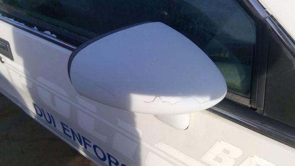 1991-1994 Chevy Caprice Passenger Right Side Mirror Door Mounted Oem White — photo 3