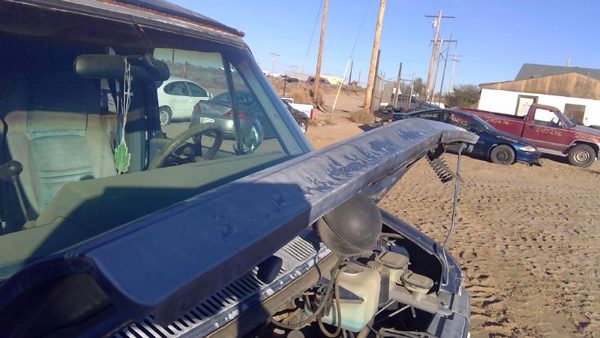 1989 Chevy Van 20 Series Hood Blue — photo 8