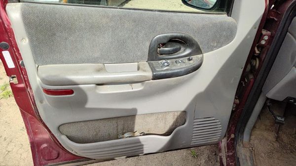 01-02 Venture Driver Left Front Door Trim Panel With Master Switch Gray 14D — photo 2