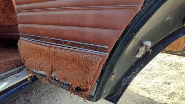 1984 Jeep Grand Wagoneer Passenger Right Rear Door Trim Panel With Switches Back — photo 6