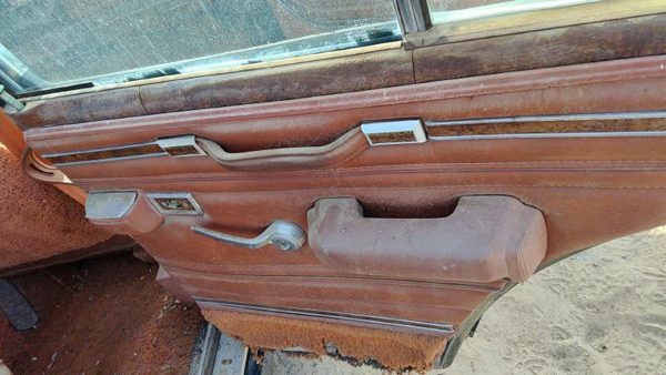 1984 Jeep Grand Wagoneer Passenger Right Rear Door Trim Panel With Switches Back — photo 4