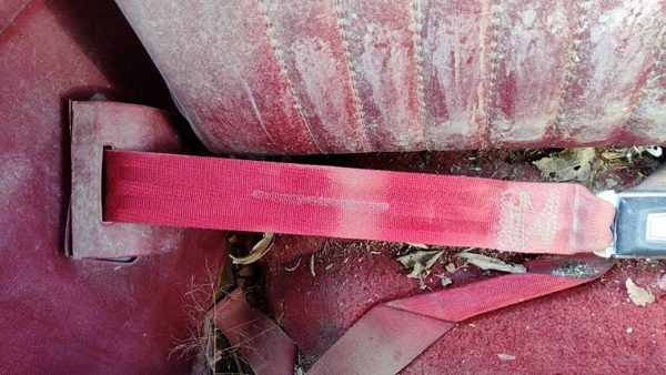 1988 Ford F150 Front Seat Belt Red Right Rear Retractor — photo 3
