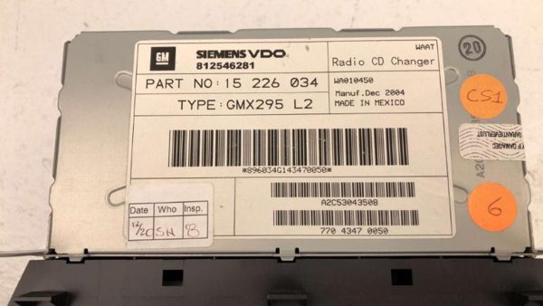 2005-2007 Cadillac Sts Stock Radio Oem Factory Stereo Cd Player 15905317 — photo 11