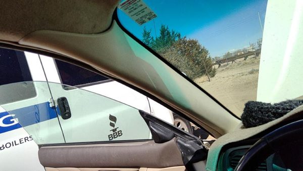 00-04 Legacy Outback Driver Left A Pillar Trim Windshield Post Panel Oem Tan 040 — photo 1