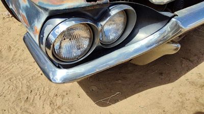 1964 Ford Thunderbird Coupe Passenger Right Head Light Oem Front Lamp With Trim
