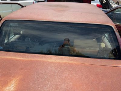 1985-1988 Buick Park Ave Back Glass Rear Window Oem 20618959