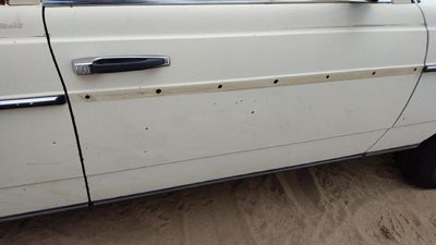 1980 Mercedes 300d Front Door RH White