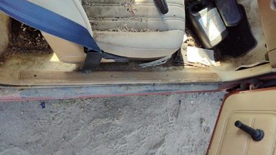 1985 Pontiac Sunbird Passenger Right Lower Sill Step Moulding Trim Panel Oem Tan